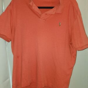 Polo by Ralph Lauren Men's Polo Shirt - Salmon